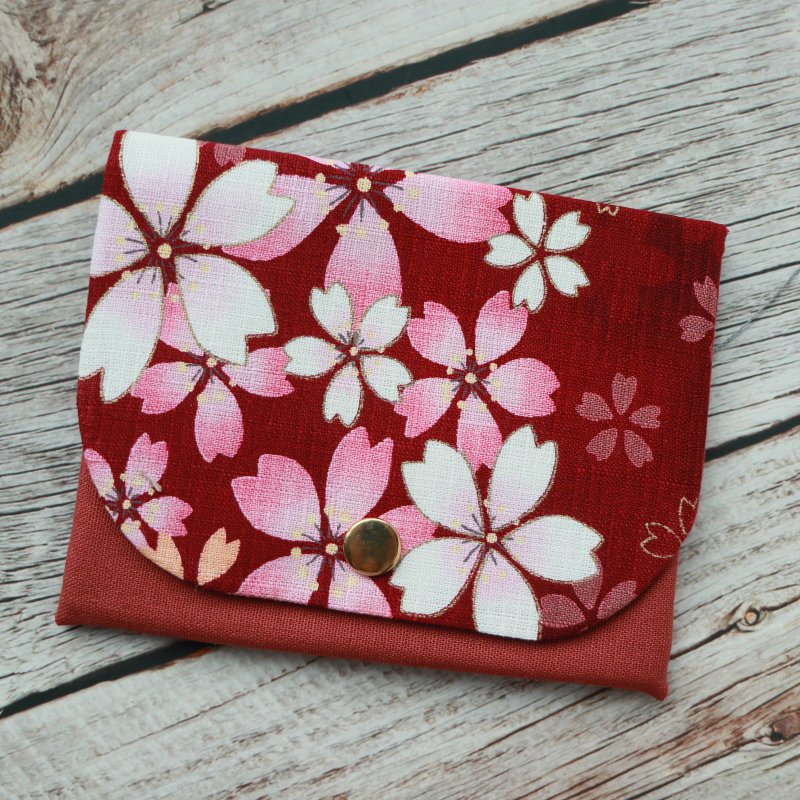 樱落霞红 护照包 信用卡包 及 护照拉链包 - 护照夹/护照套 - 棉．麻 