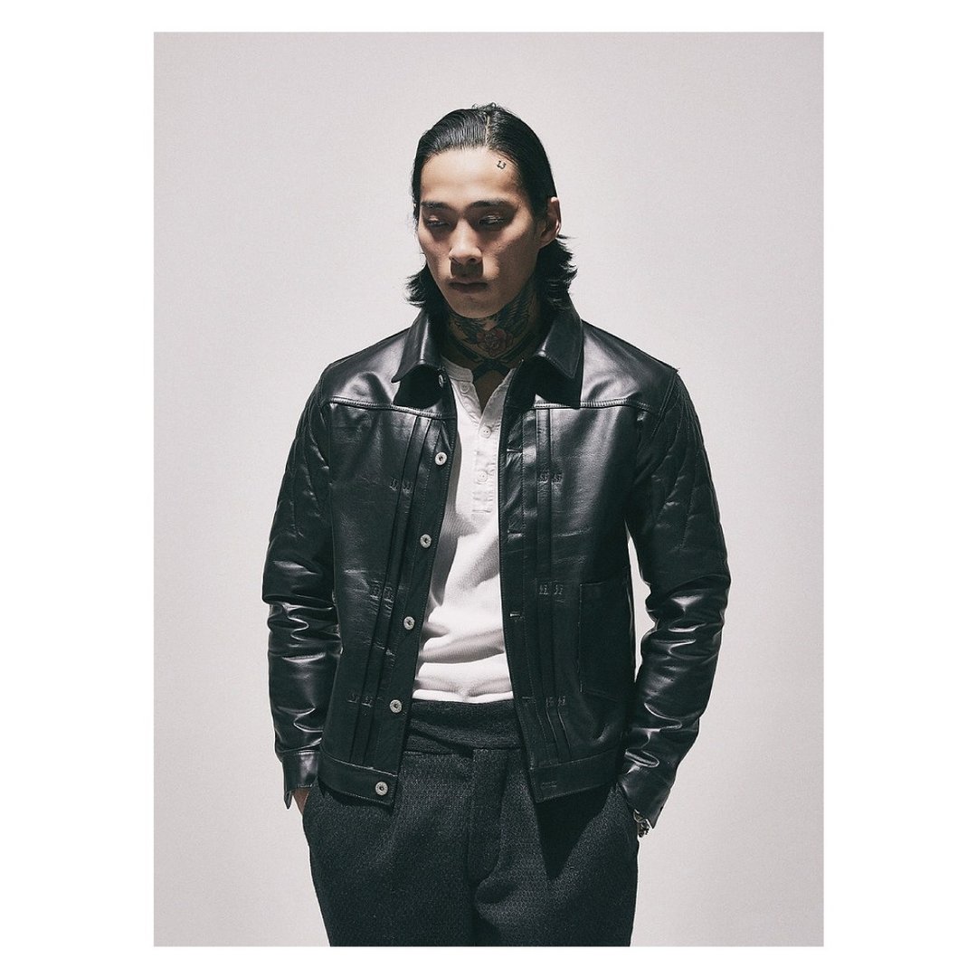 【Knockout】Wankers Type1 Leather Jacket - 男装外套 - 真皮 