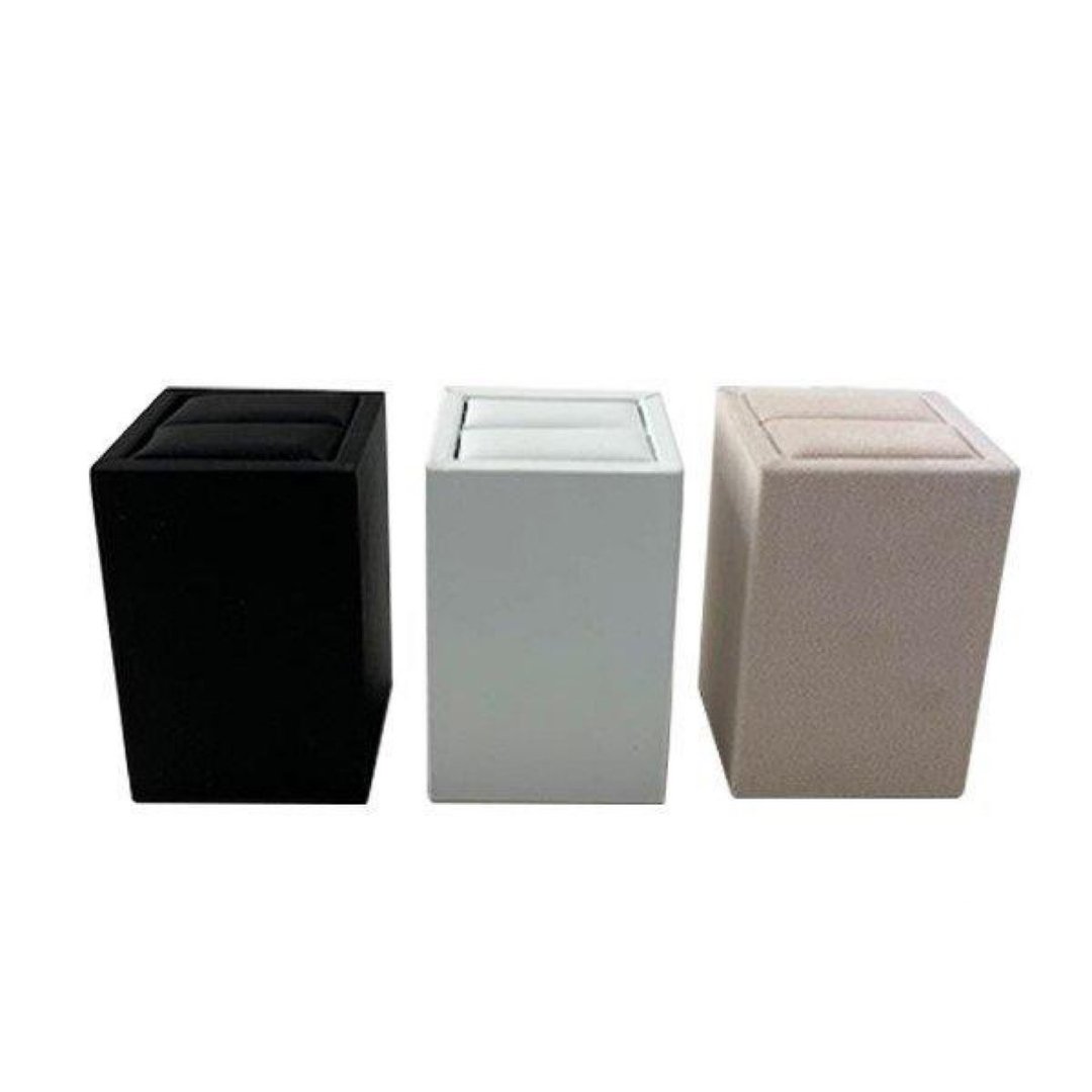Ring case square synthetic leather 3color L - 收纳用品 - 真皮 黑色