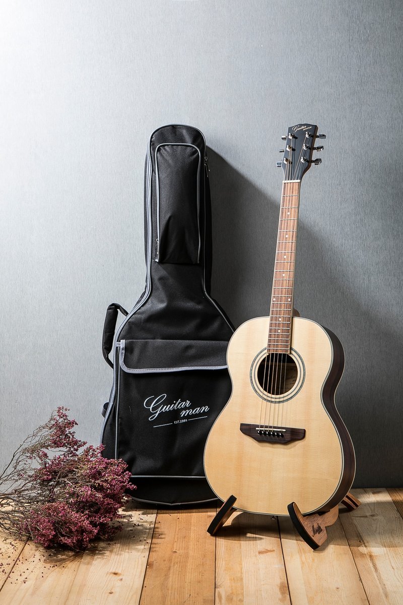 台湾原创 guitarman T-31A 36寸 云杉面单 手工旅行吉他 - 吉他/乐器 - 木头 