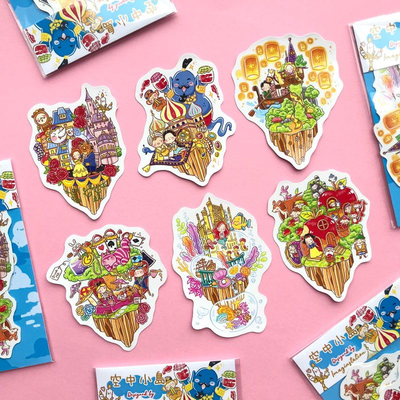 公主小岛 I 贴纸包 I - 贴纸 - 塑料 黄色