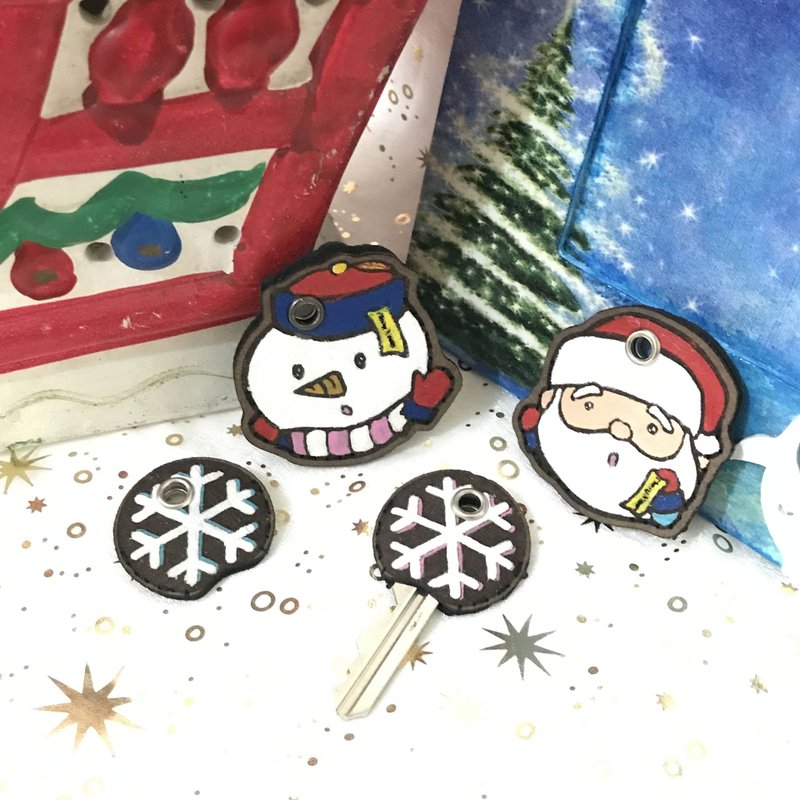 【圣诞优惠】圣诞钥匙套(套组) - 钥匙链/钥匙包 - 防水材质 多色