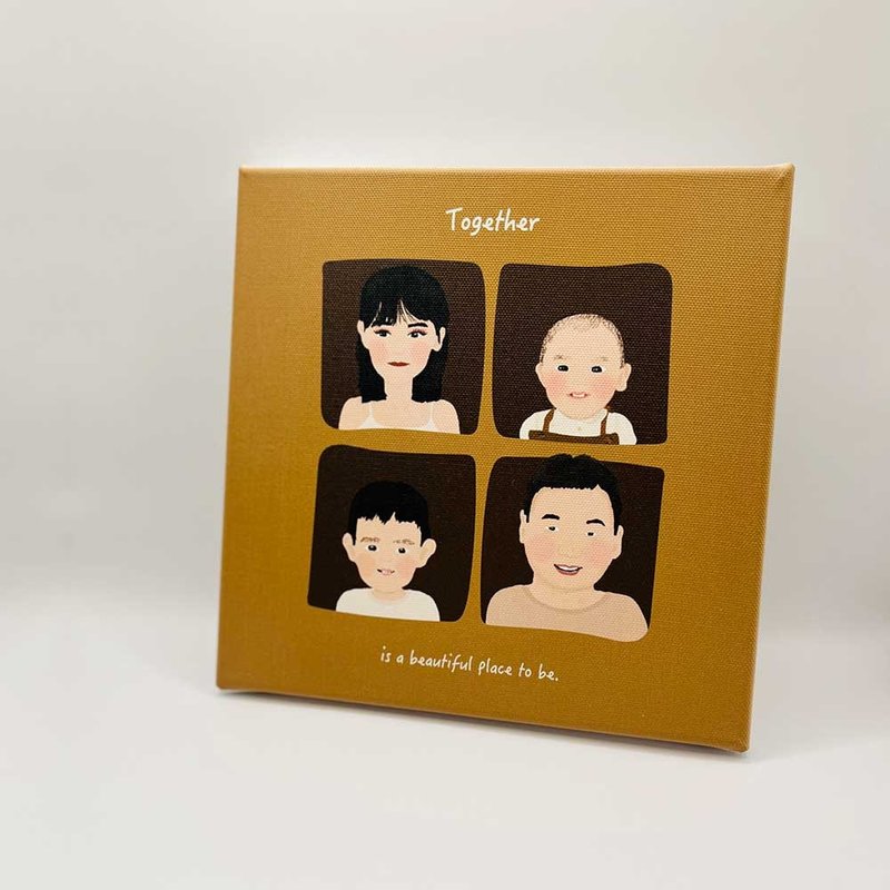 屿倪YUNIE 【 Family Series 】 定制插画 - 订制画像 - 其他材质 多色