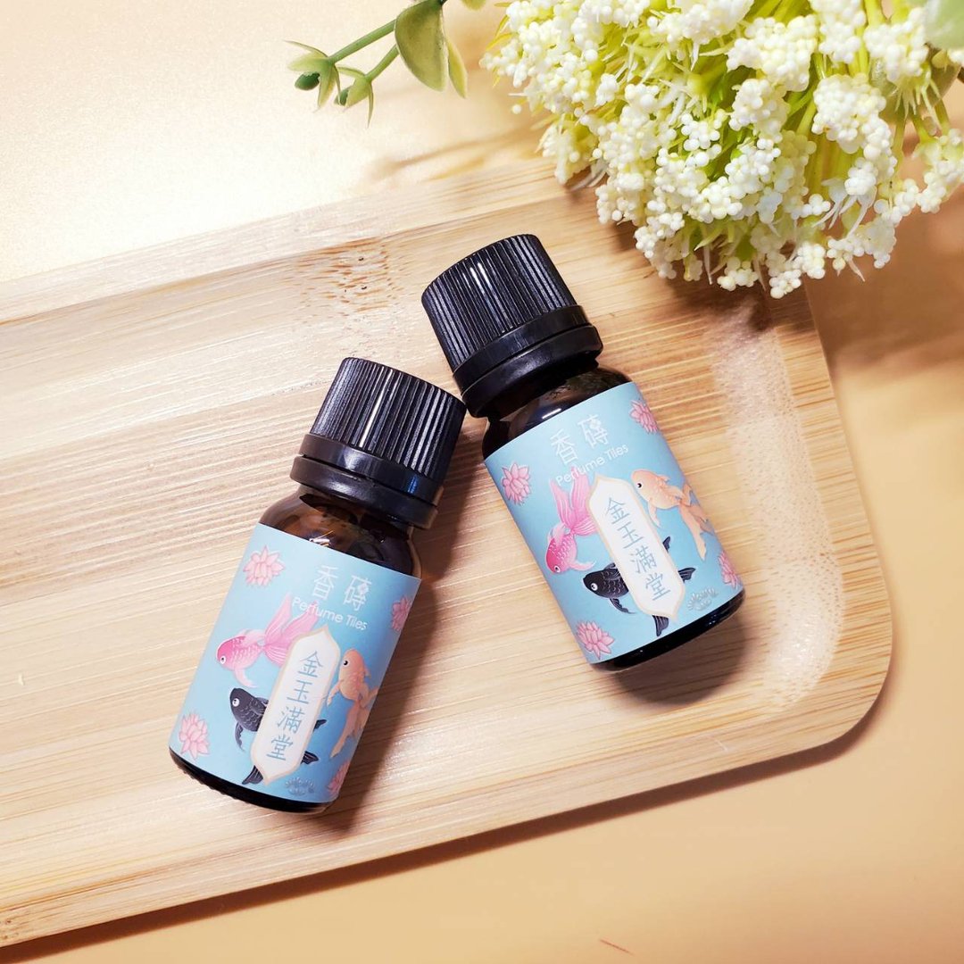 金玉满堂扩香精油/单罐/10ml - 香薰/精油/线香 - 其他材质 蓝色