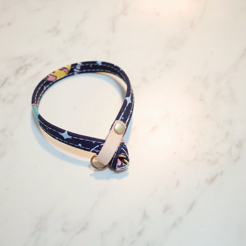 猫 项圈 柴舍星球 附铃铛 可加购吊牌 - 项圈/牵绳 - 棉．麻 