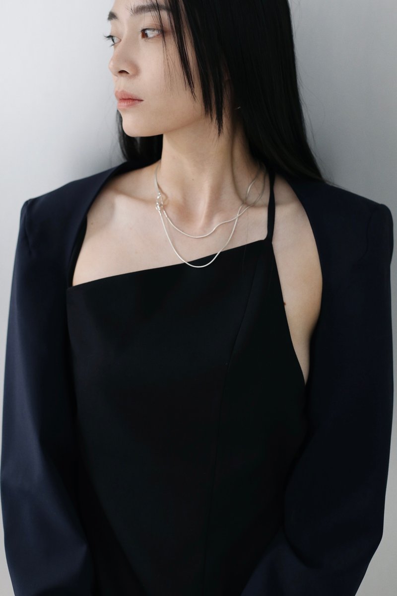 Waterfall Necklace 瀑布项链 - 项链 - 纯银 银色