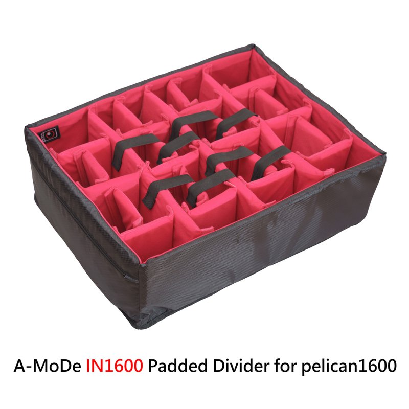 摄影师 派力肯 Pelican1600 内胆间隔 整理网袋 - 相机包/相机袋 - 防水材质 红色