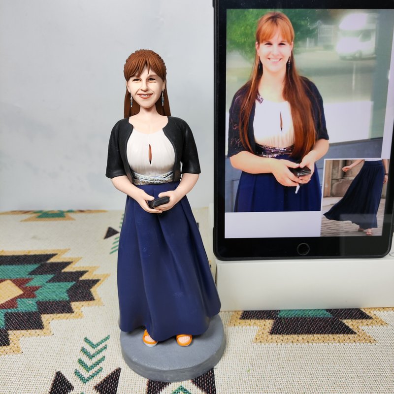 客制化人物公仔 人偶 3D人像画 似颜绘 肖像 定制 生日 纪念 礼物 - 玩偶/公仔 - 粘土 多色