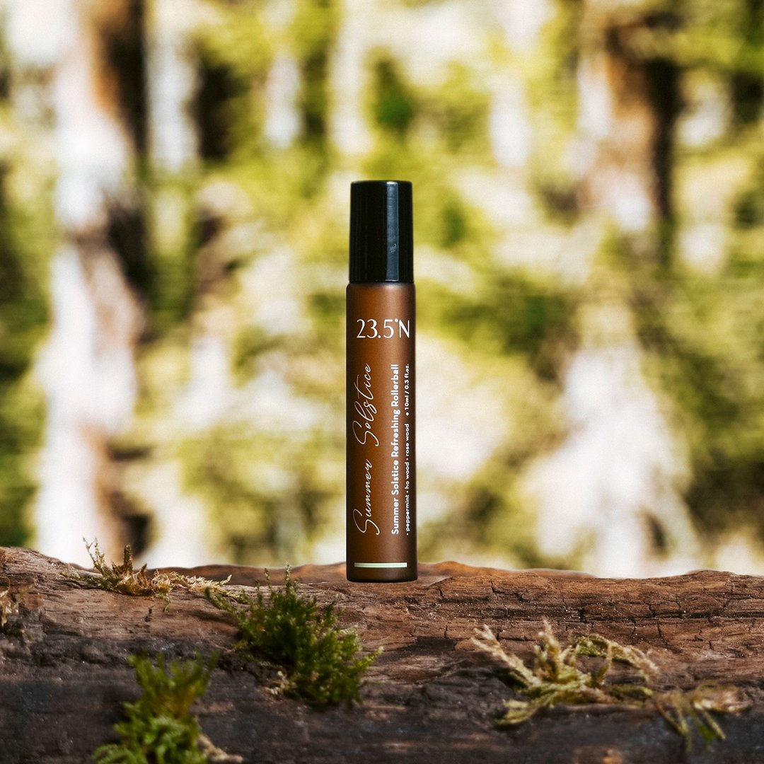 夏至醒神舒躁滚珠精油10mL│香氛。薄荷调。草木调 - 身体护肤/按摩油 - 精油 白色