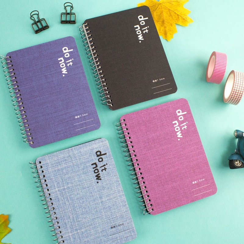 Chuyu 72K易撕圈装笔记/记事本/线圈/万用(横线)-do it now - 笔记本/手帐 - 纸 多色