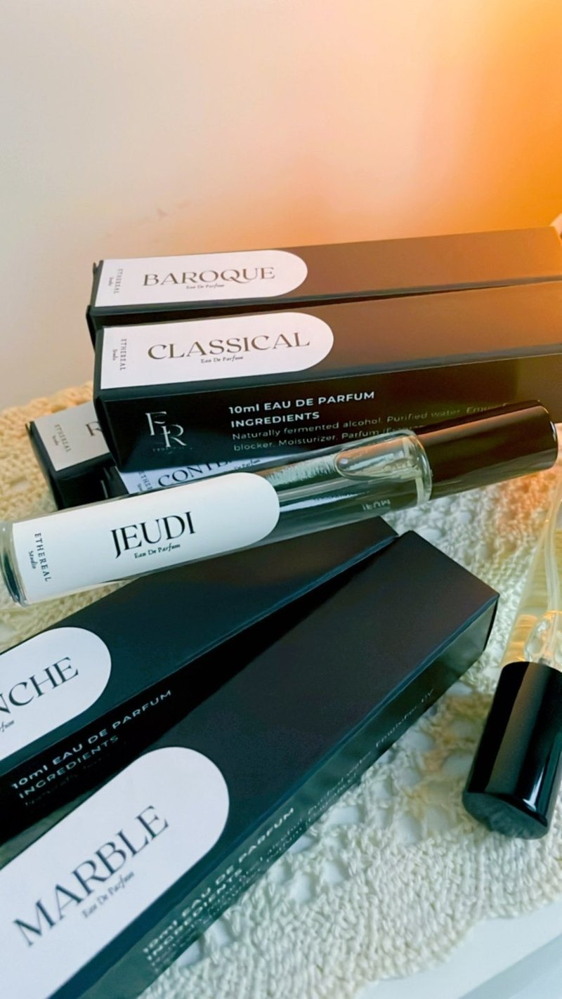 ETHEREAL Studio_Eau de Parfum 10ml (long version) - 香水/香膏 - 浓缩/萃取物 黑色