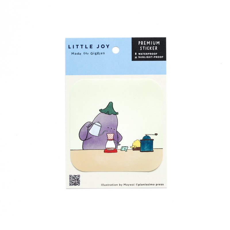 高级贴纸 - Little Joy - 滴滤咖啡 - 贴纸 - 塑料 多色