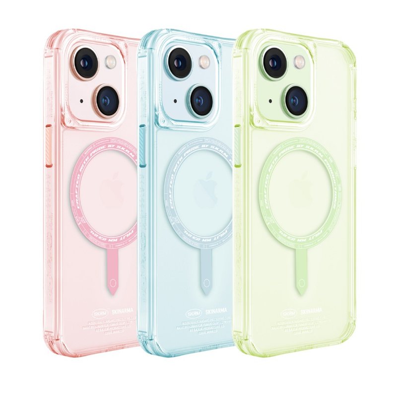 iPhone 15 Saido低调风格磁吸防摔手机壳 附扣具 (3色) - 手机壳/手机套 - 其他材质 多色