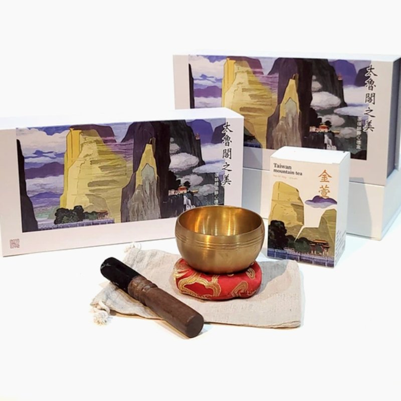 茶叶颂钵/精油颂钵静心礼盒 | 台湾国立历史博物馆联名 - 其他 - 铜/黄铜 