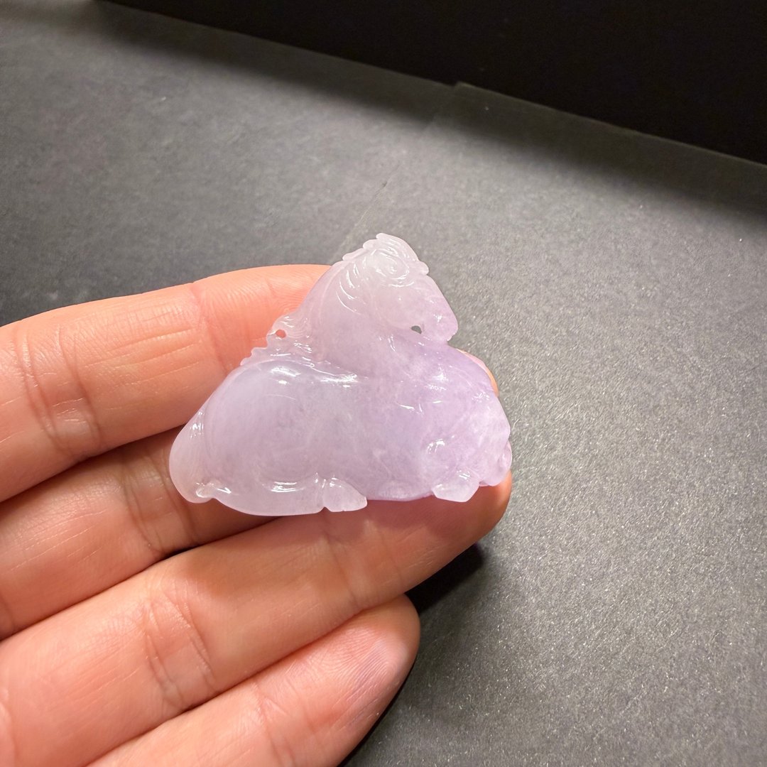 瀚玉珠宝.天然翡翠.冰种紫罗兰麒麟.冰种翡翠.紫罗兰翡翠.麒麟 - 其他 - 玉石 