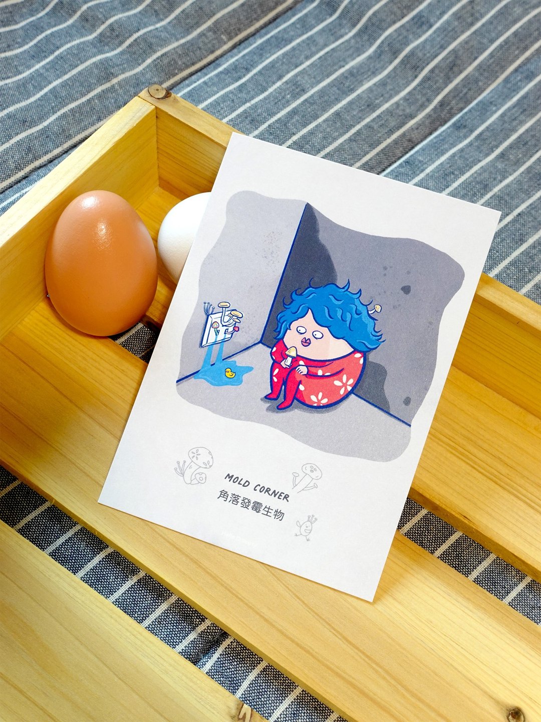 名信片 - 发霉角落 - 卡片/明信片 - 纸 灰色