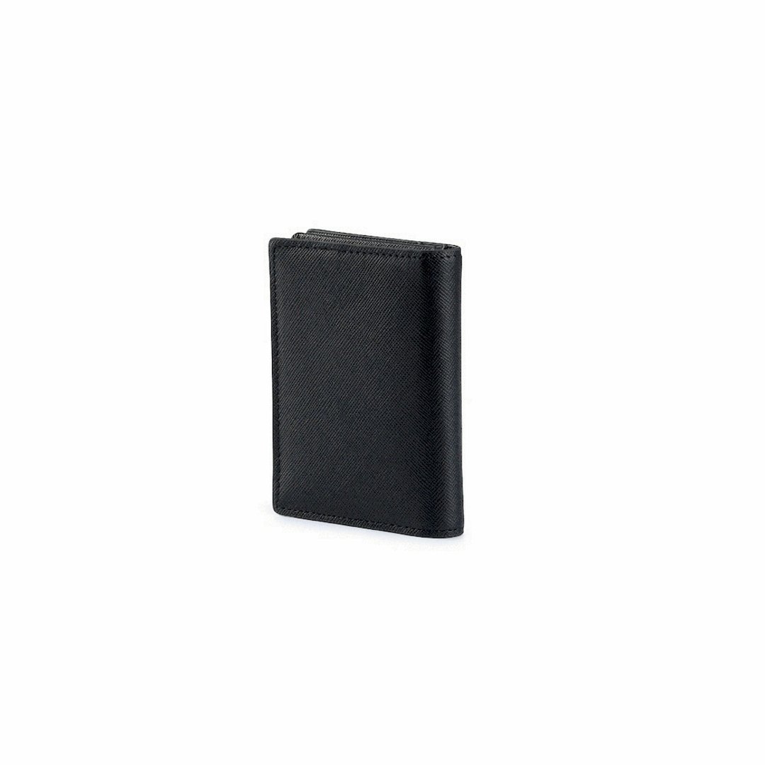 【男生礼物/24H出货】卡夹/真皮名片夹推荐 4卡 RFID Aston系列 - 名片夹/名片盒 - 真皮 黑色