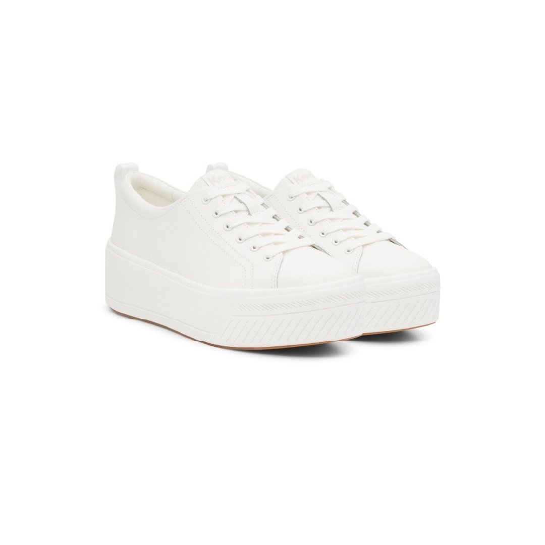 KEDS SKYLER LEATHER 厚底皮革小白鞋 WH67872 - 其他女款皮鞋 - 其他材质 