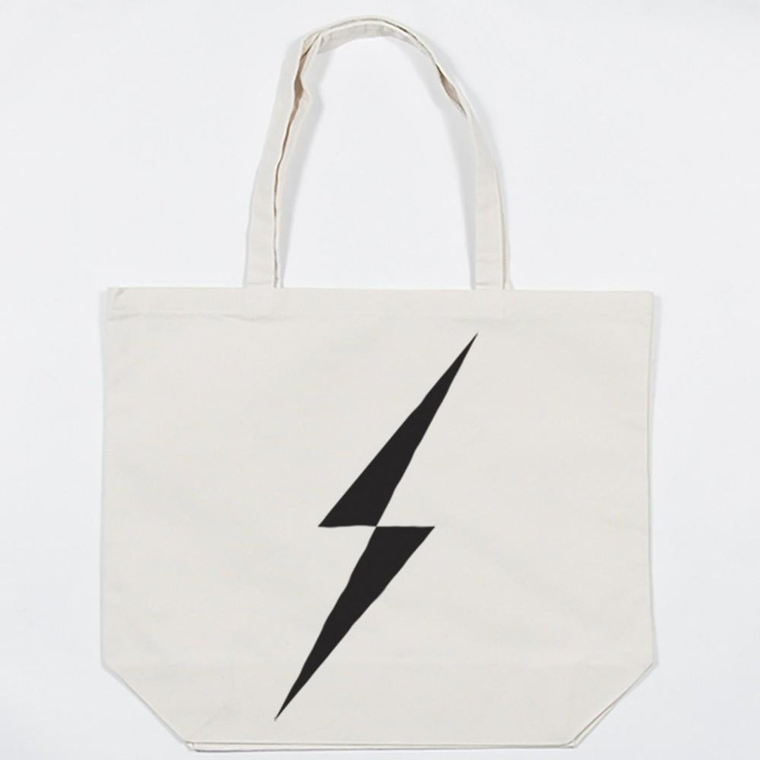 THUNDER BOLT tote bag Tcollector - 手提包/手提袋 - 棉 卡其色