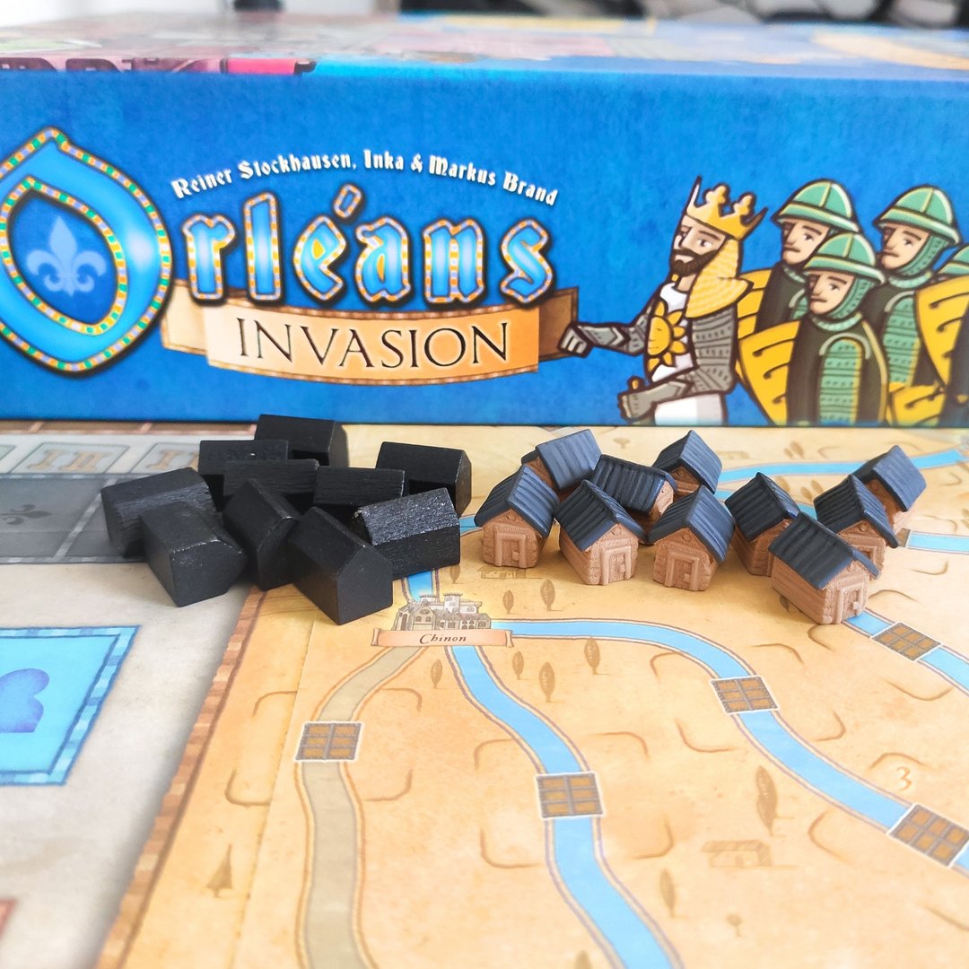 与 Orleans 兼容的 Deluxe Trading Posts 代币。第 5 个 Player - 桌游/玩具 - 其他材质 