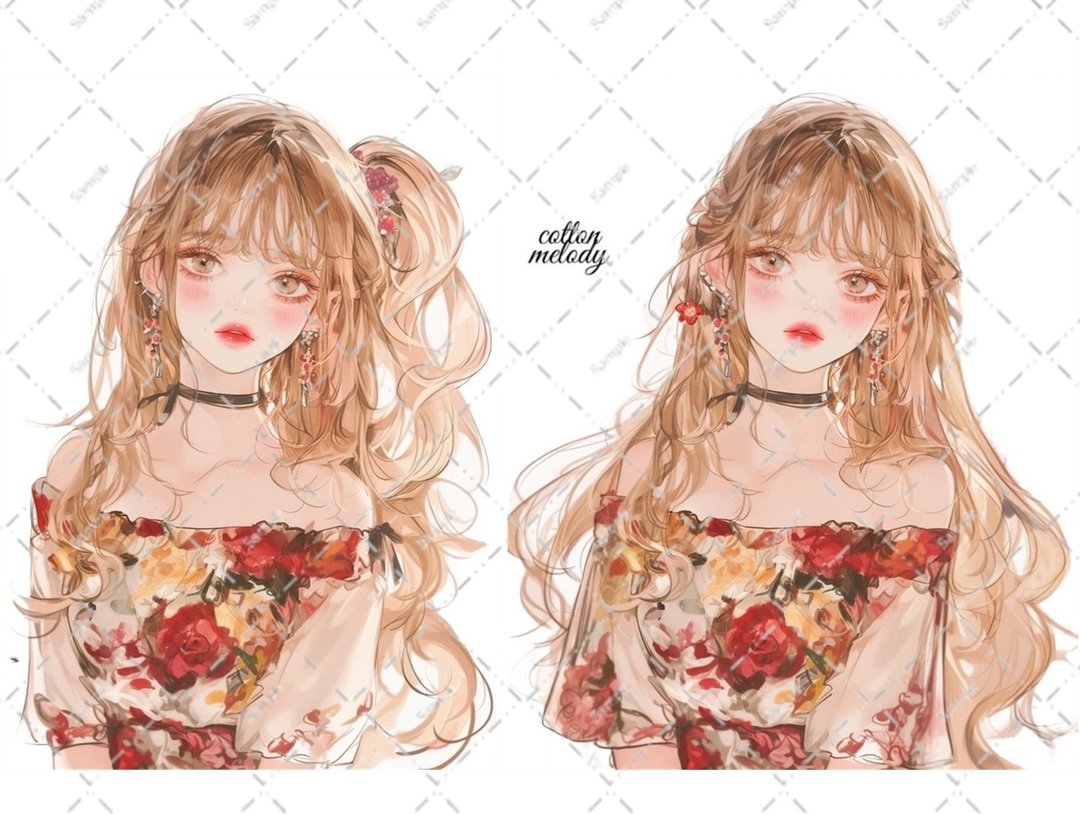 原创贴纸 no.6610 人物贴纸 原创贴纸 人物贴纸 女孩贴纸 原创人物贴纸 - 贴纸 - 纸 