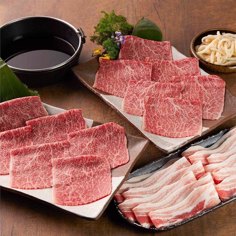 包邮【日本A5和牛 寿喜烧锅物礼盒 2-4人份】聚餐、露营锅物好用 - 其他 - 新鲜食材 