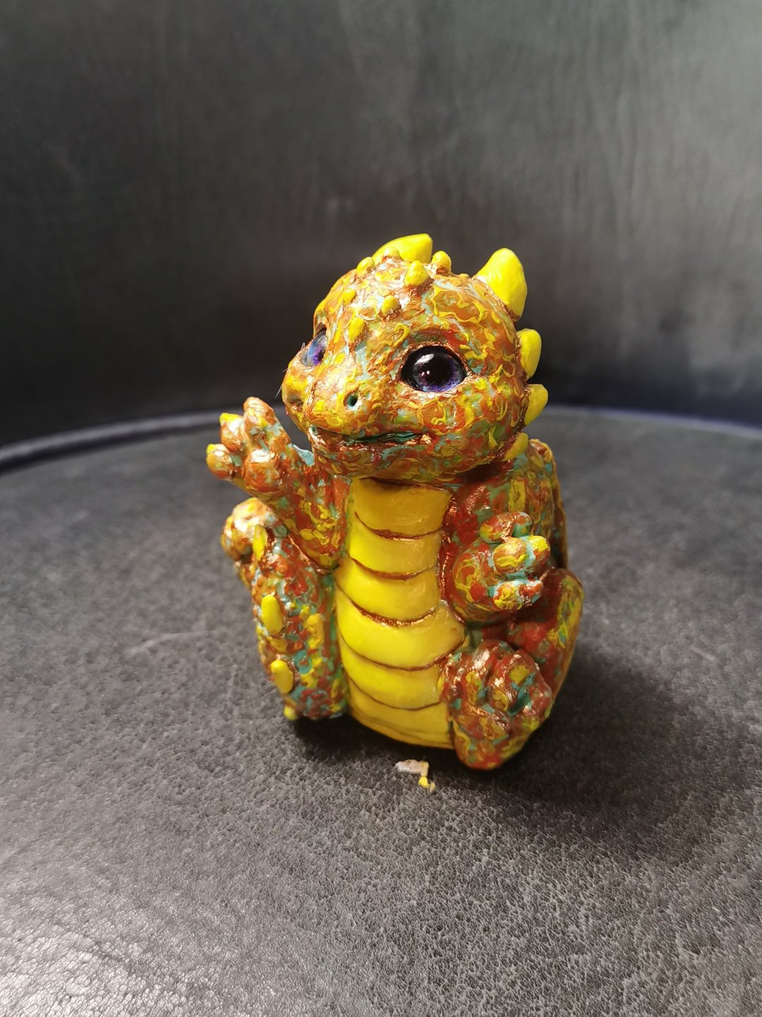 龙宝宝幻想动物艺术独特的雕像雕塑 - 玩偶/公仔 - 其他材质 多色