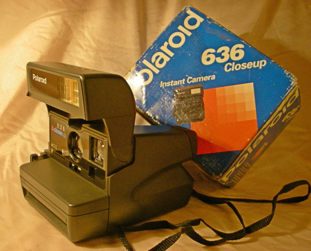 POLAROID 636 一次特写陆地相机即时胶卷 600 纸英国制 精美！ - 相机 - 塑料 