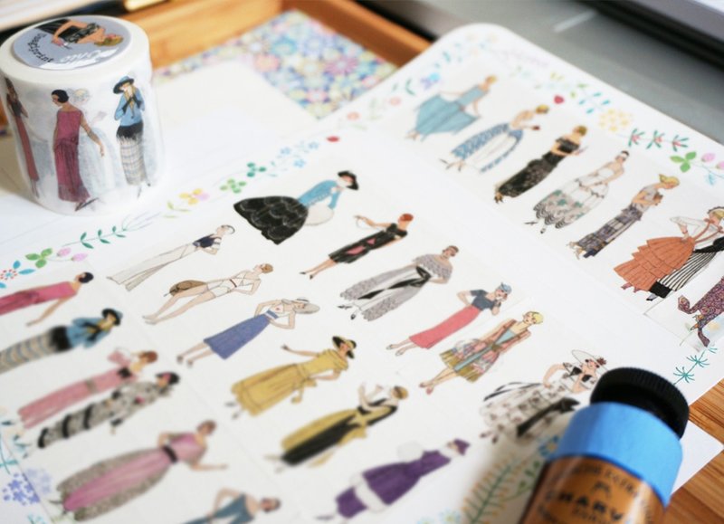 4cm纸胶带 - 女孩纸胶带 02 - 纸胶带 - 纸 