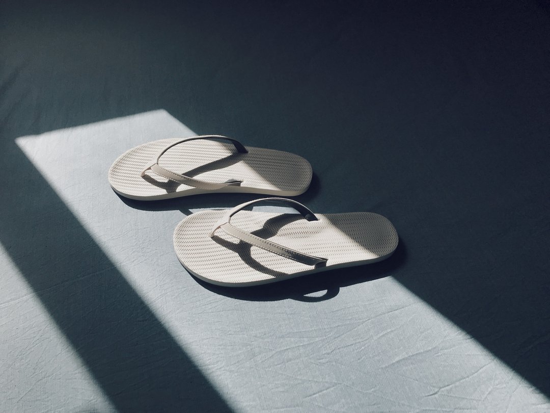 indosole 环保拖鞋 经典款 海盐白 女 - 拖鞋 - 环保材料 白色