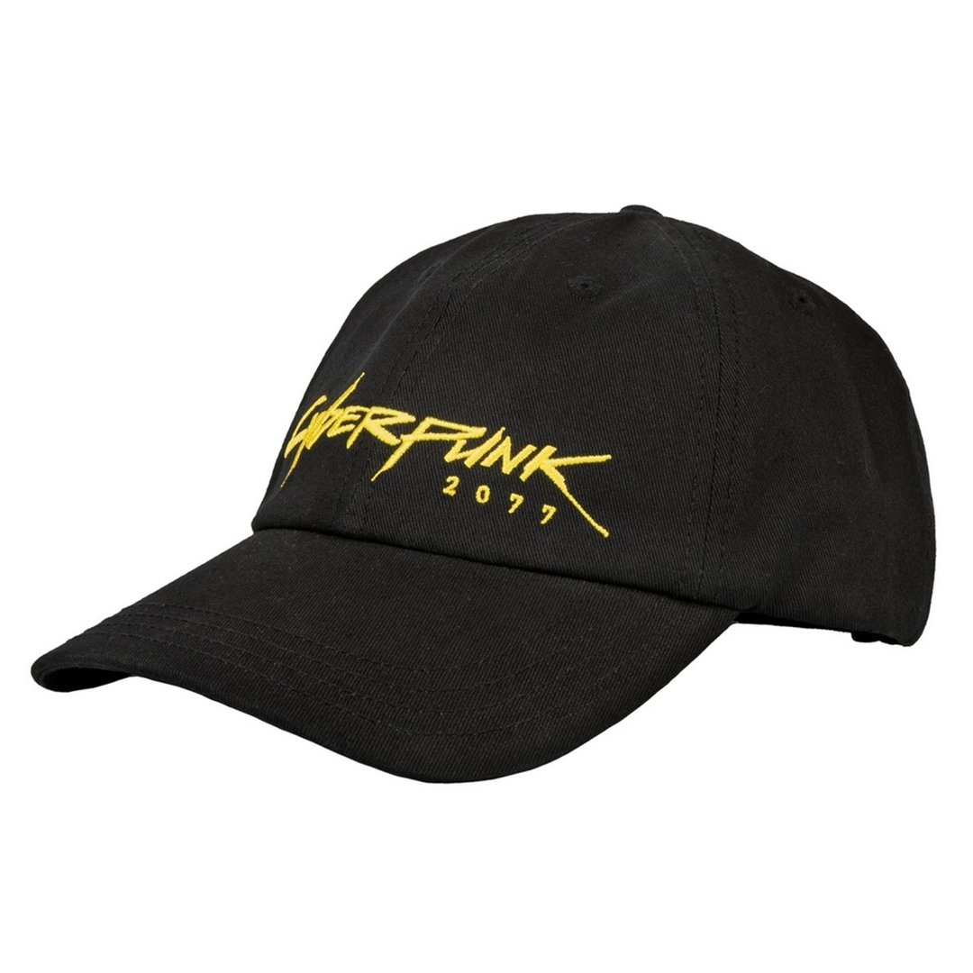 【电驭叛客2077】 CYBERPUNK 2077 LOGO棒球帽 - 帽子 - 聚酯纤维 黑色