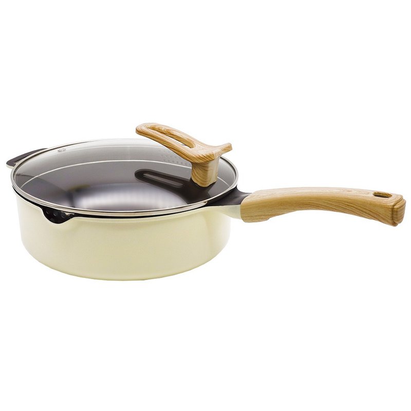 CB Japan COPAN系列单柄附上盖沥水锅24cm - 厨房用具 - 铝合金 