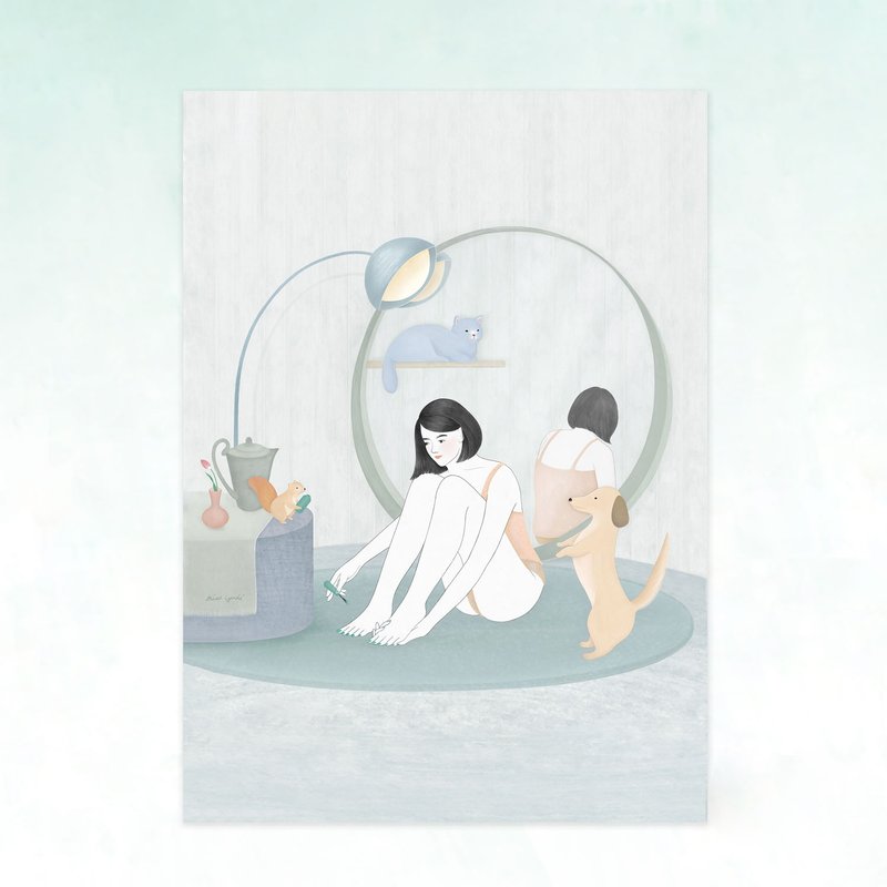 日纪 ⁄  3月 / 画卡 - 卡片/明信片 - 纸 多色