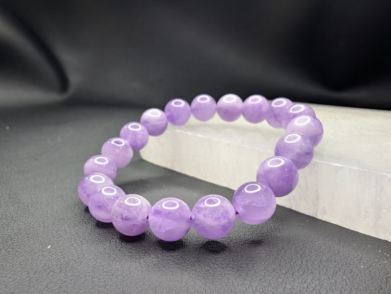紫水晶 Amethyst 10mm 手串 手链 天然水晶 水晶 - 手链/手环 - 水晶 紫色