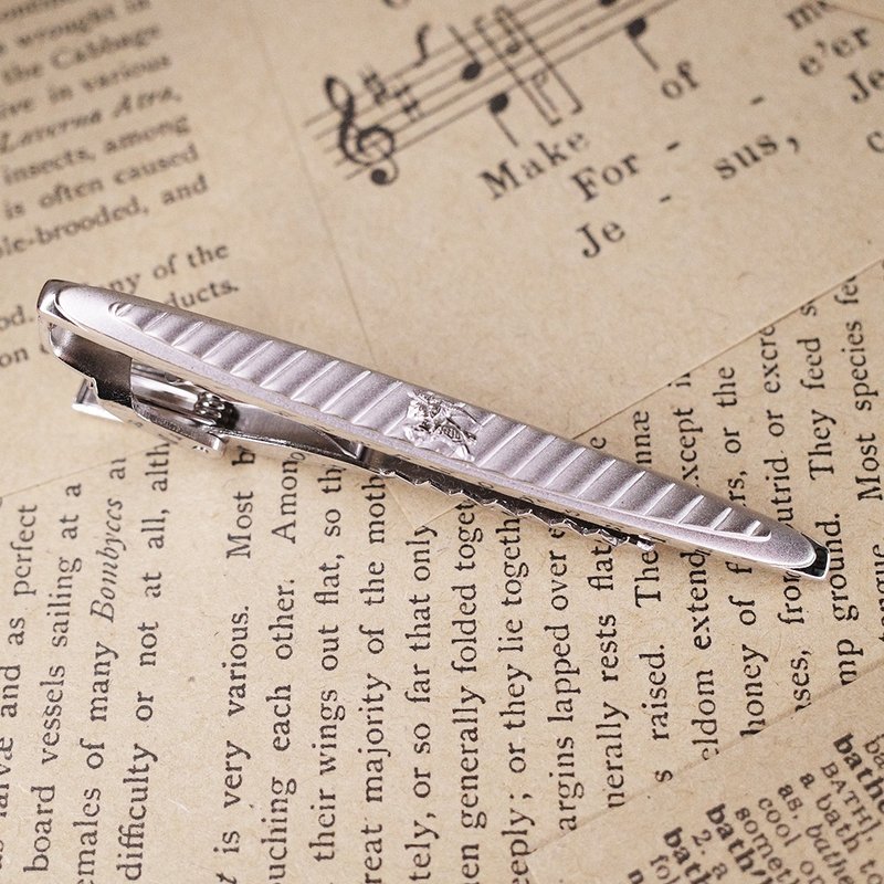 Burberry 伯博利 镀银 细致喷砂 领带夹 附原盒 9 成新 - 领带/领带夹 - 其他金属 银色