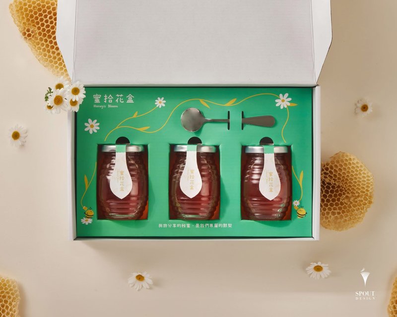 龙眼荔枝蜂蜜3入 - 蜂蜜/黑糖 - 玻璃 