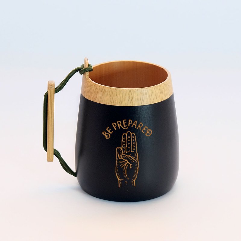 Beer Cup 元气啤酒杯(三指款) - 咖啡杯/马克杯 - 竹 卡其色