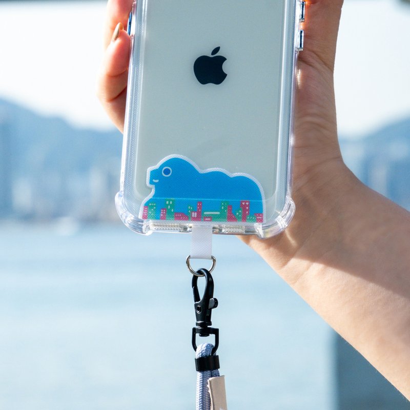 香港塞拉利昂手机夹片连6mm挂绳 十二色入 - 手机配件 - 其他材质 