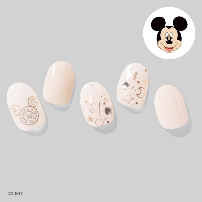 N Mickey (Beige) NP-007-HC - 指甲油/指甲贴 - 其他材质 白色