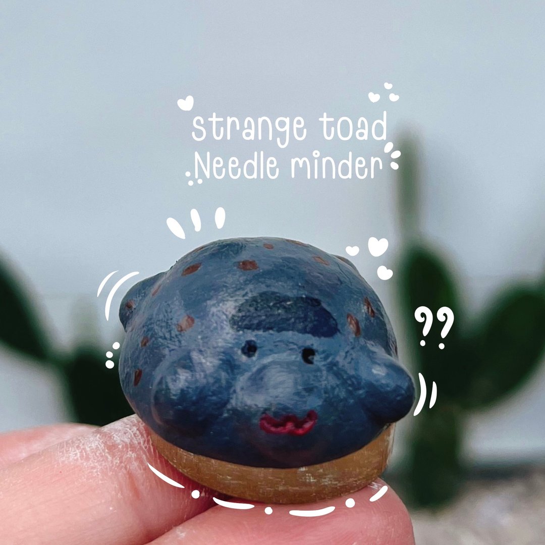 磁性持针器，持针器，手工制作，由泰国粘土制成。 - 零件/散装材料/工具 - 粘土 白色