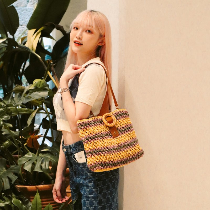 纸花园 - 花蕾托特包 - 侧背包/斜挎包 - 纸 橘色