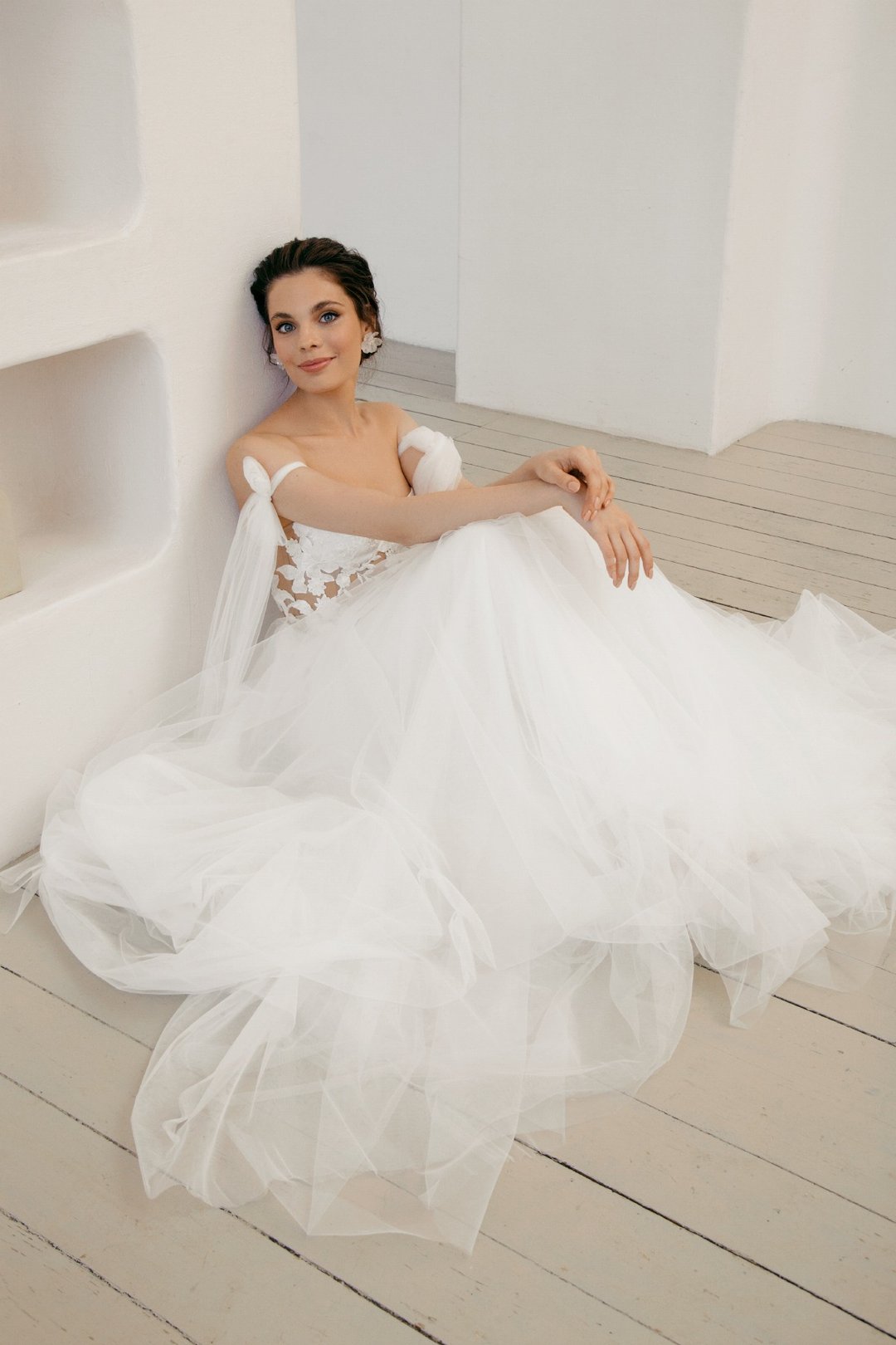 Tulle off the shoulder corset wedding dress, fairy wedding dress | Izabella - 晚装/礼服 - 其他材质 