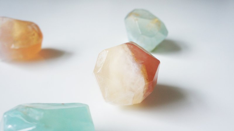 Shining宝石皂 - 手工皂礼盒  2入 礼盒包装 圣诞礼物 - 肥皂/手工皂 - 其他材质 金色