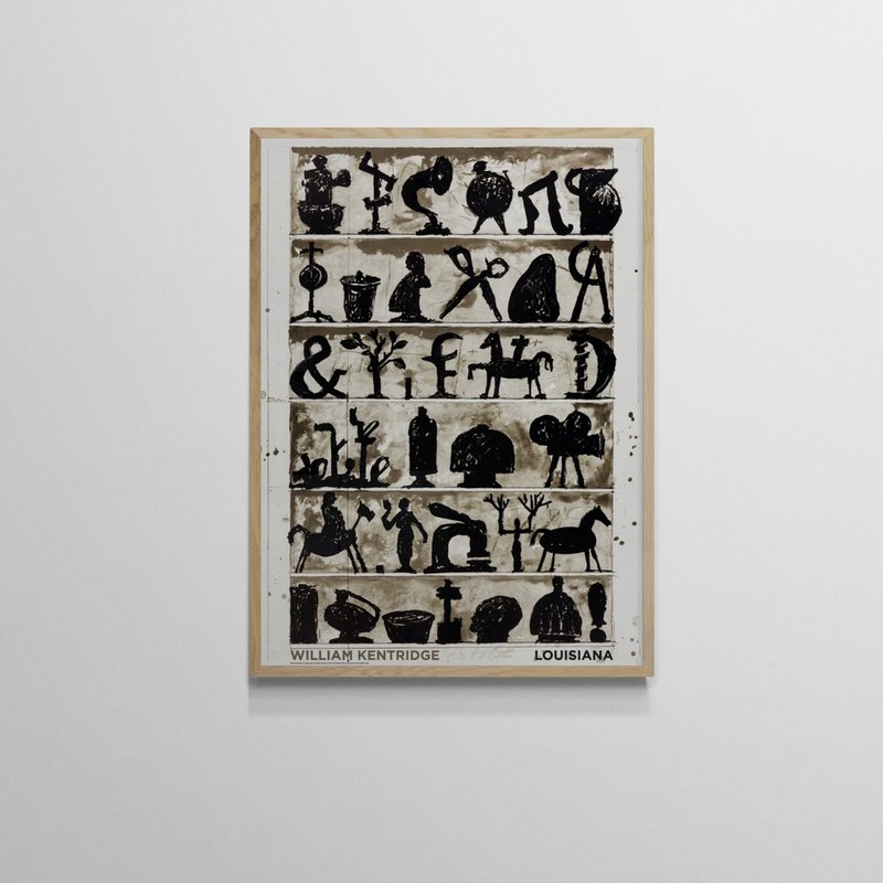 【原装海报】William Kentridge | 页面(2017) - 海报/装饰画/版画 - 纸 