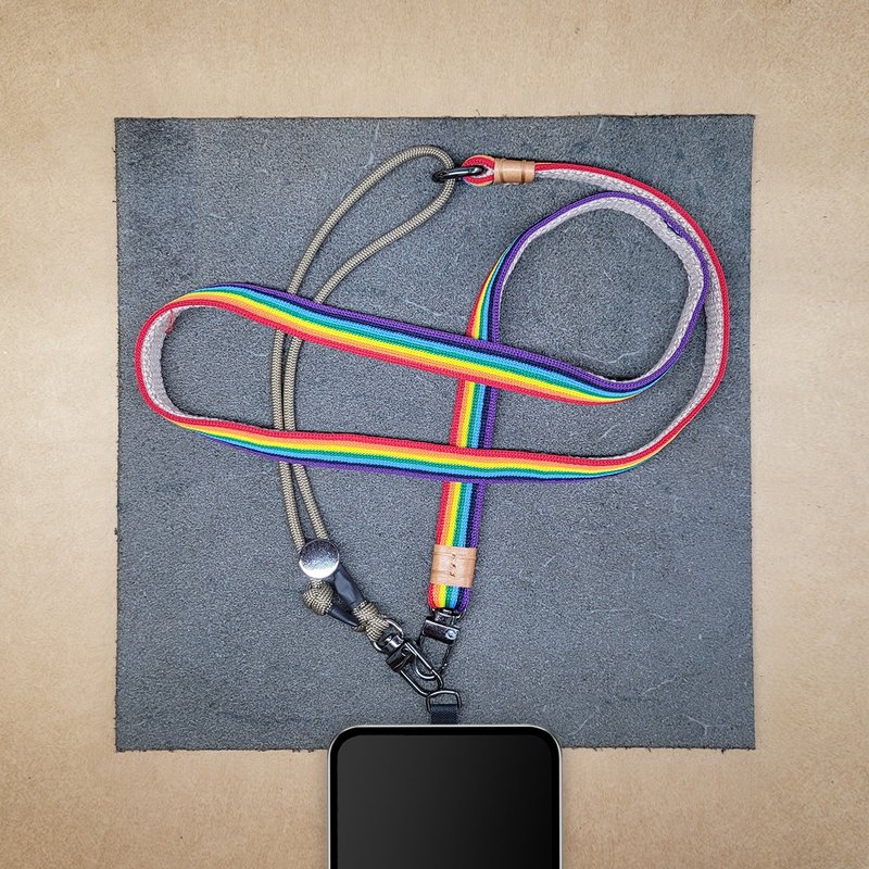 彩虹 Love Beyond Yesterday 手机挂绳 万 - 挂绳/吊绳 - 其他人造纤维 多色