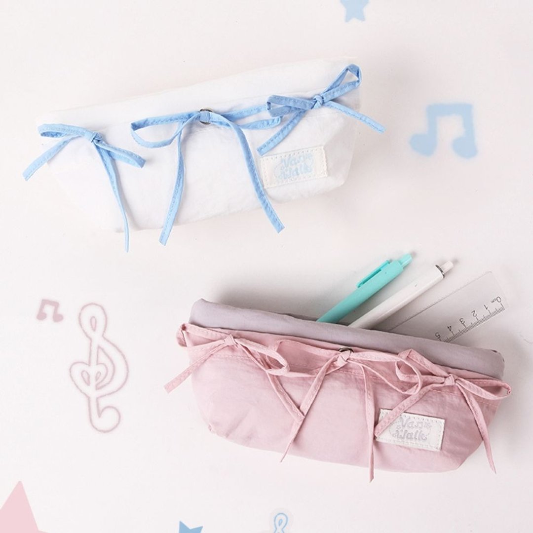 出走旗舰店 -Happy Band系列-Ballet Blanc笔袋 - 铅笔盒/笔袋 - 其他人造纤维 多色
