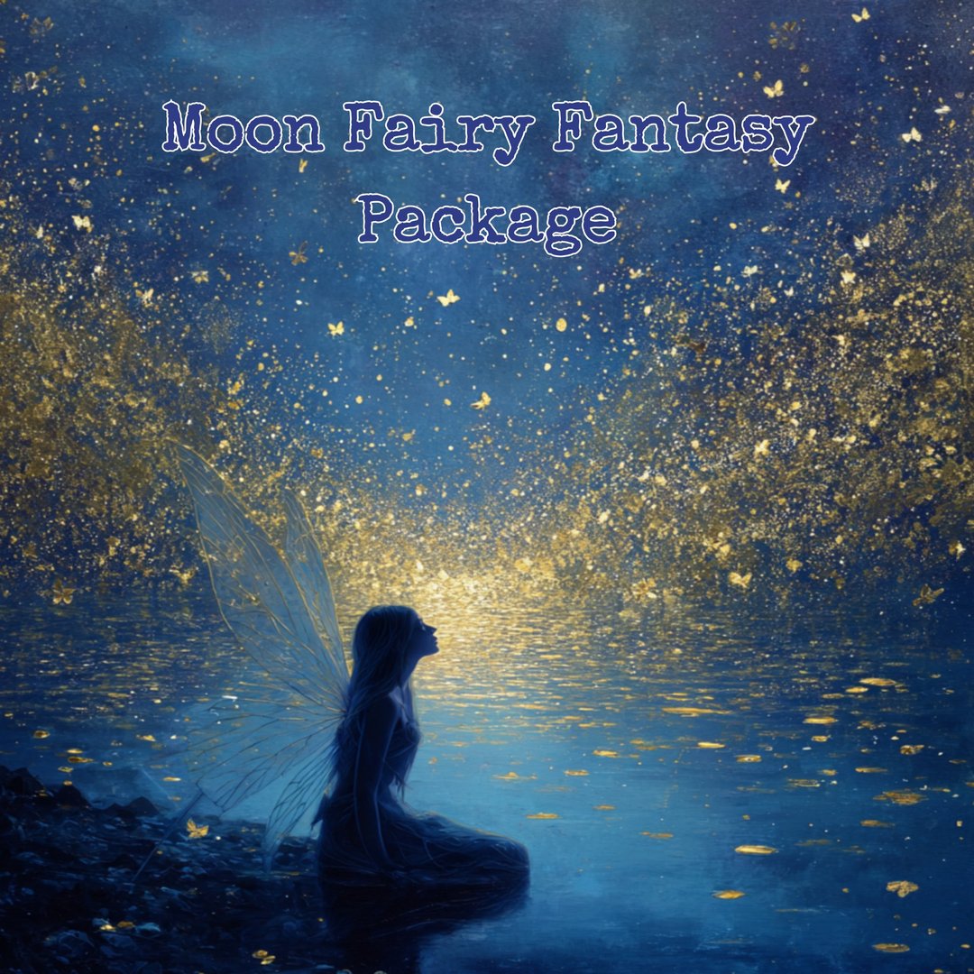 月亮仙子奇幻贴纸迷你包 - 贴纸 - 纸 蓝色