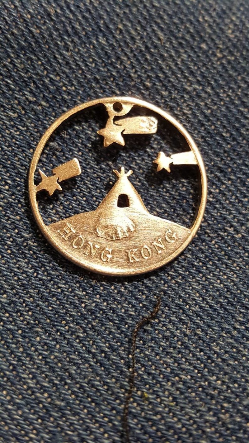 硬币改造吊坠(观星) - 吊饰 - 其他金属 银色