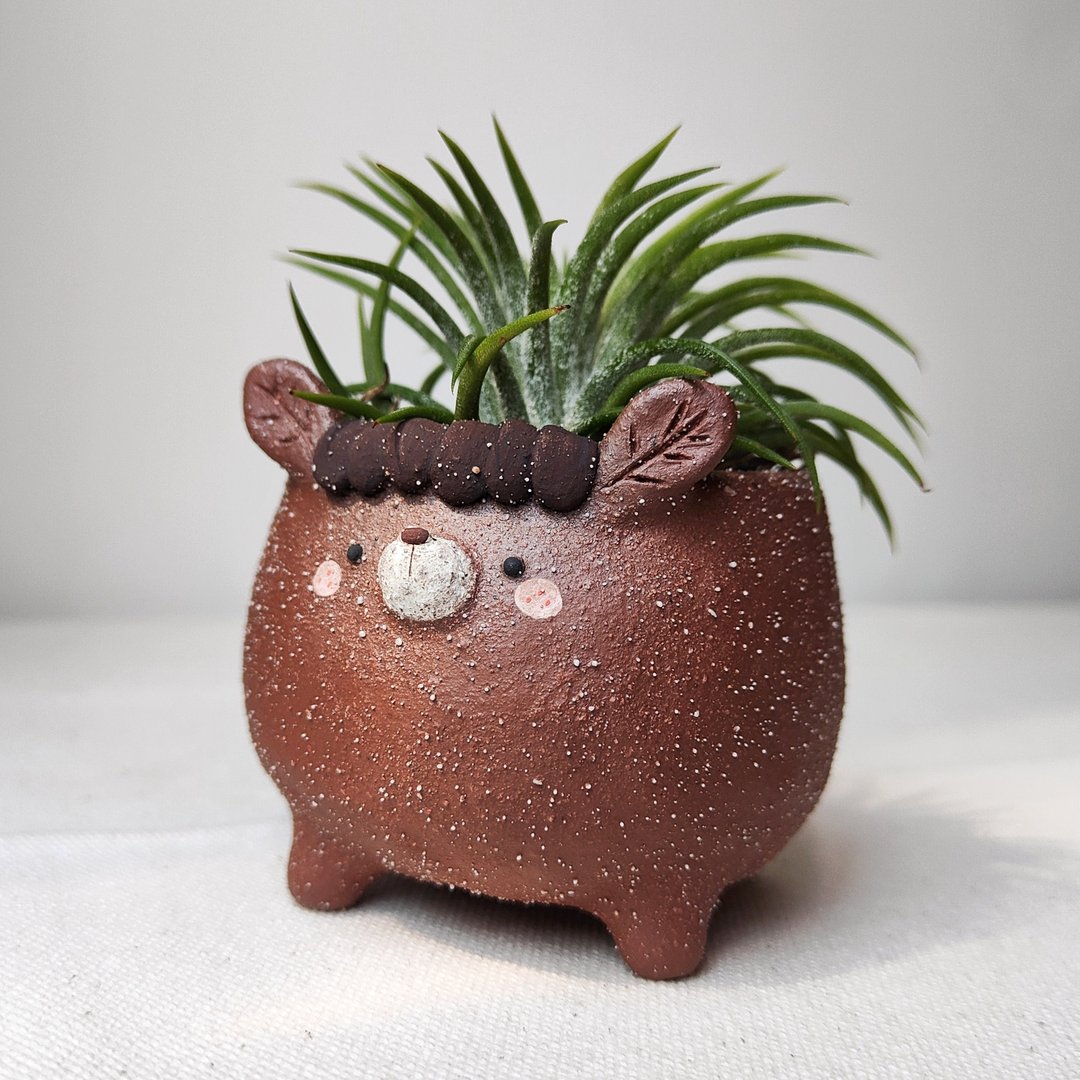 Myra the planter. Handmade terracotta 花盆 - 花瓶/陶器 - 陶 
