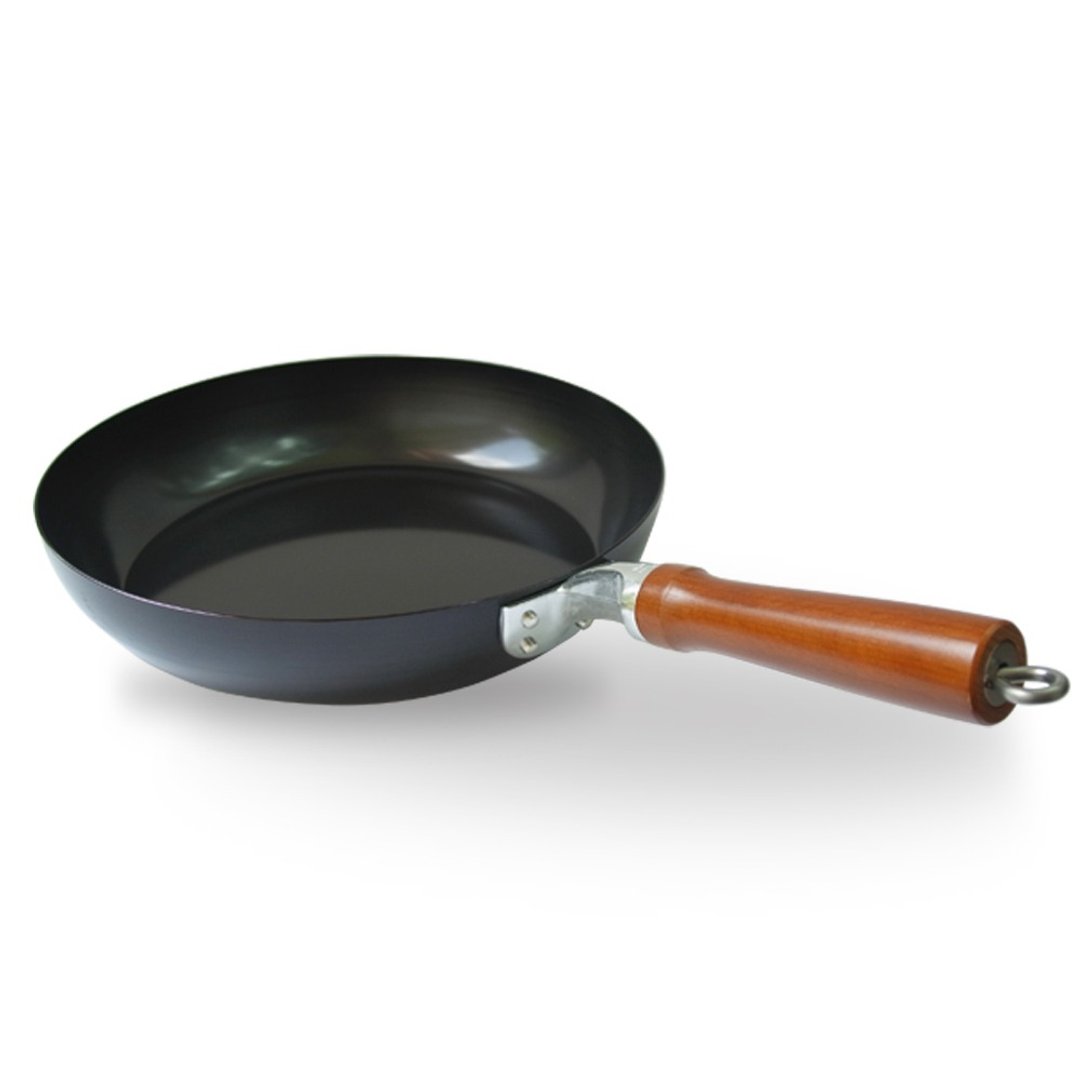 【微瑕商品】日本制 单手平底铁锅30cm - 锅具/烤盘 - 其他金属 
